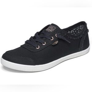 BOBS from Skechers Black Canvas Sneakers